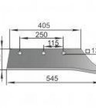 Лемех РЗЗ ПЛЖ.31-702 Усиленный, 12 мм